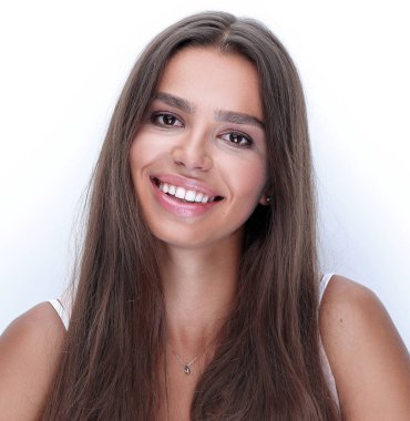 portre. güzel genç kadının yüzü