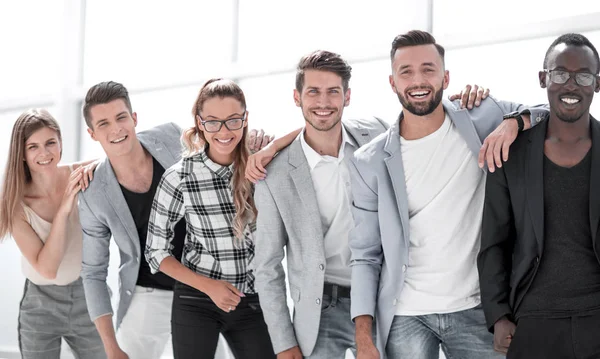 Professionell affärsjurist team står tillsammans som en grupp — Stockfoto