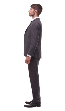 yan görünümü .portrait kendine güvenen bir işadamı