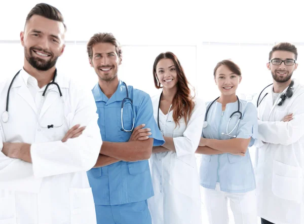 Portrait of medical center team, — Stock Photo, Image