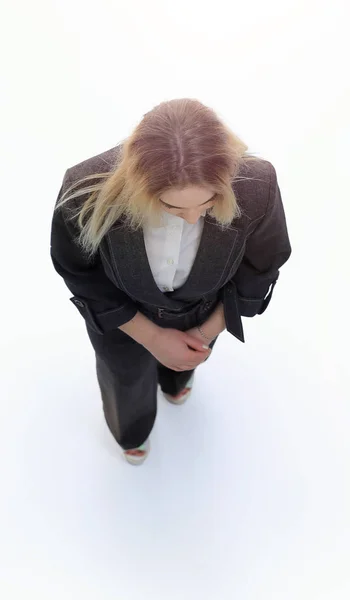 Vista desde la mujer de negocios top.confident — Foto de Stock