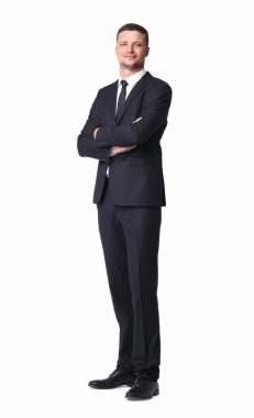 tam büyüme portre. başarılı bir iş adamı