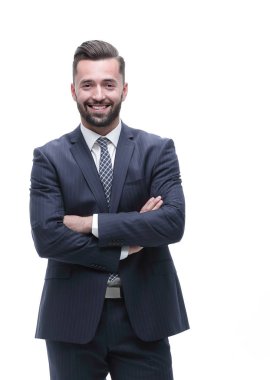 Tam gelişim. İş adamı kolları bağlandı
