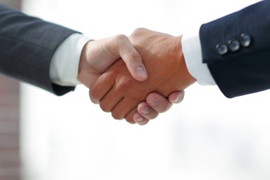closeup.Handshake iş ortakları