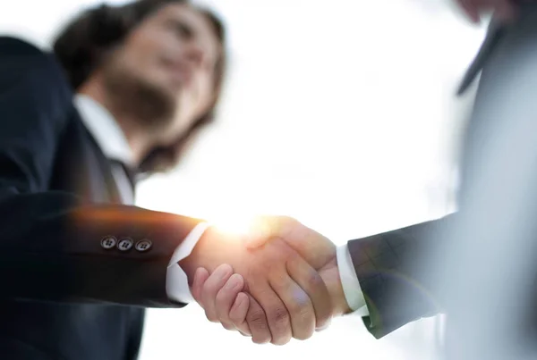 Successful business people handshaking after good deal. — Stock Photo, Image