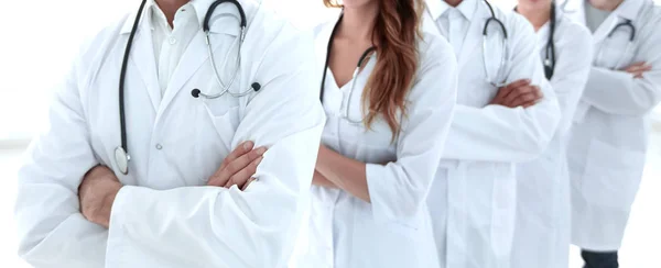 Closeup .group of medical workers — Stock Photo, Image
