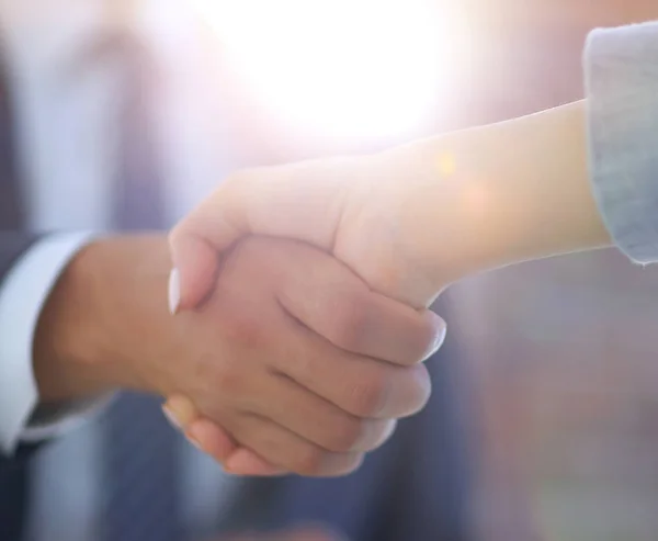 Business partnership meeting concept Silhouette and filter sun — Stock Photo, Image