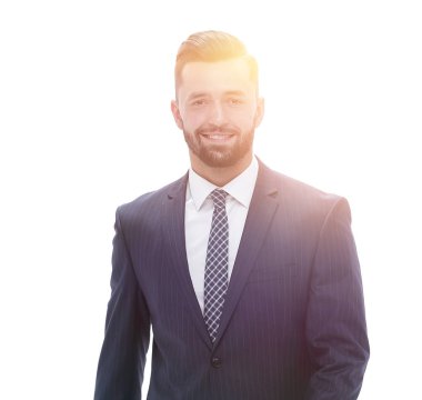 Kendine güvenen işadamı ileri gider
