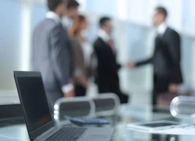 modern bir ofis bulanık görüntü