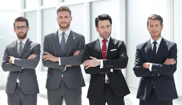 Group of confident business people standing togethe — Stock Photo, Image