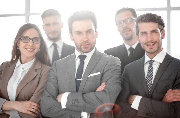 Grupo mixto de hombres y mujeres de negocios —  Fotos de Stock