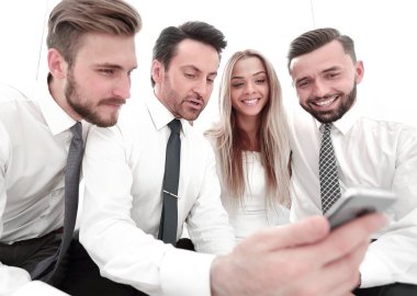 up.smiling staff SMS tartışırken kapatın