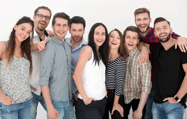 Närbild.grupp kreativa anställda — Stockfoto