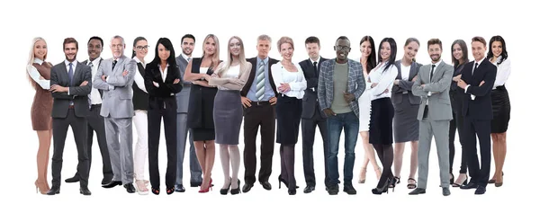 Young attractive business people - the elite business team Royalty Free Stock Photos