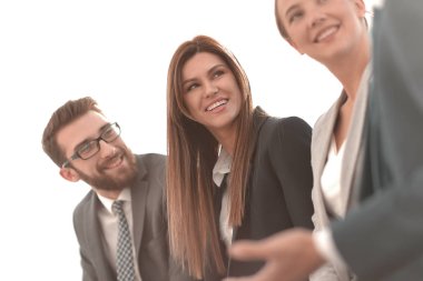 onların patron yakın up.successful çalışanları dinle