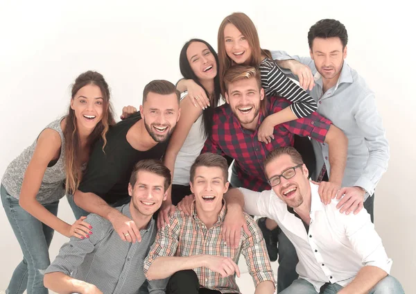 Cheerful group of promising young people — Stock Photo, Image