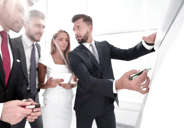 Business people discussing a new project. — Stock Photo, Image