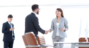 el sıkışma Yöneticisi ve istemcinin hoş geldiniz