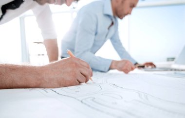 Yeni bir proje için up.Architects olun skeçler kapatın