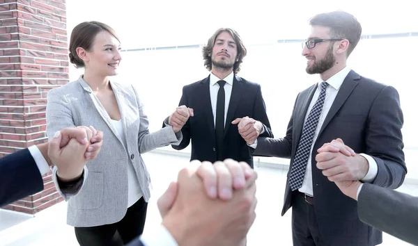 Imagem de fundo de uma equipe de negócios bem sucedida . — Fotografia de Stock