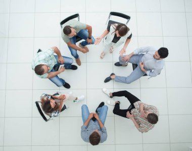 Üst Manzara. Başarılı genç çalışanlardan oluşan bir ekip.