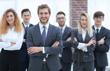 lider ve profesyonel iş takım.