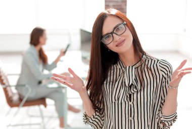 Arka plan bulanık Executive iş kadınları