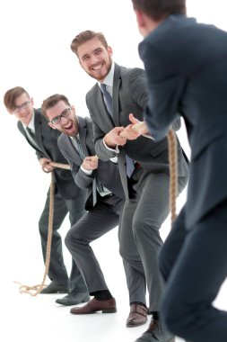 Teambuilding.The halat iş takımları arasında.