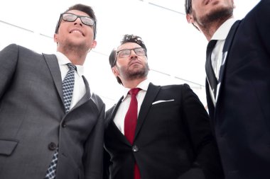 yakın up.a grup birlikte ayakta iş ortakları