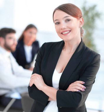 Kendine güvenen modern iş kadını