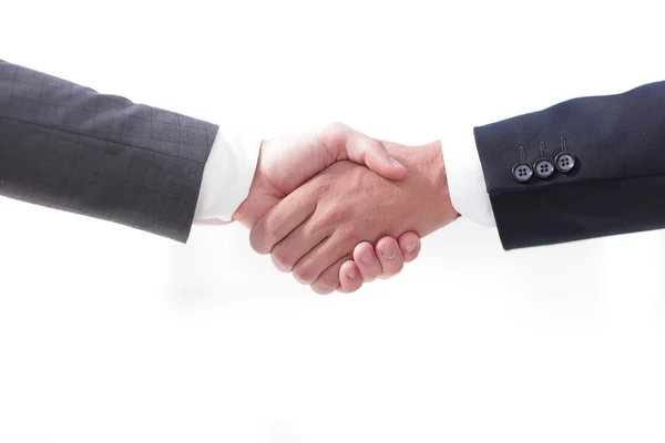 Closeup.handshake de parceiros de negócios — Fotografia de Stock