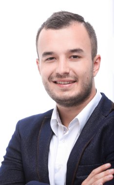 portre yüz emin iş kişinin.