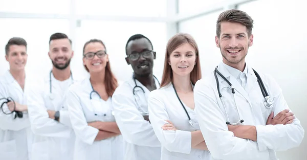 Retrato de los principales miembros del centro médico — Foto de Stock