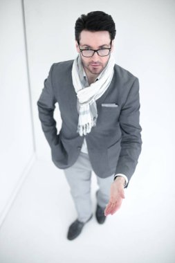 kameraya bakarak en iyi view.responsible iş adamı