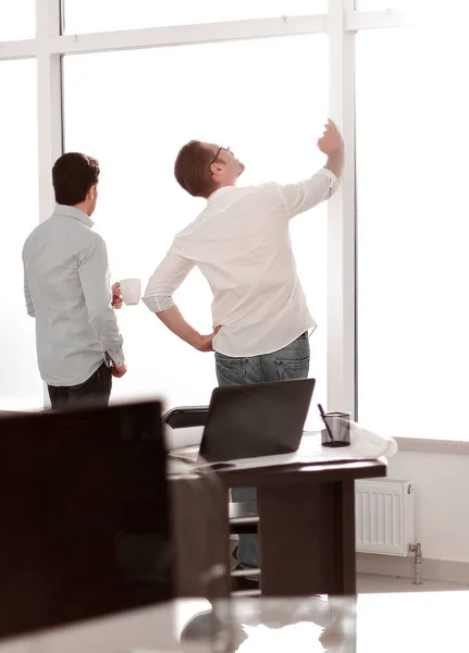 Business background.Desk in the creative office. — Stock Photo, Image