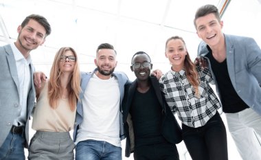 Emin çok ırklı iş adamları Office grubu