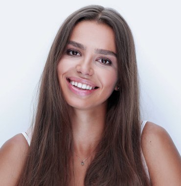 portre. güzel genç kadının yüzü