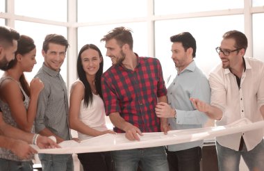 bir çalışma toplantısı yakın up.the yaratıcı takım tutar