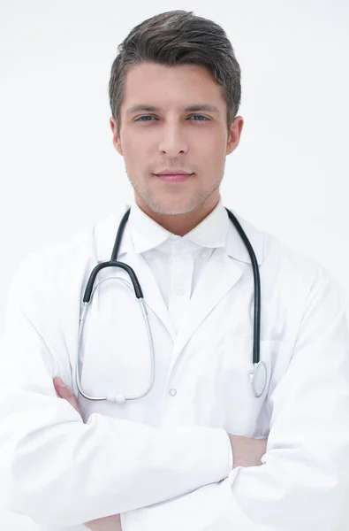 Porträtt av en säker läkare terapeut — Stockfoto