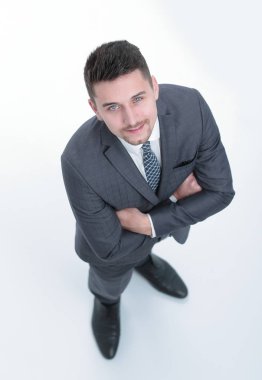 En baştan görüntüleyin. Executive iş adamı