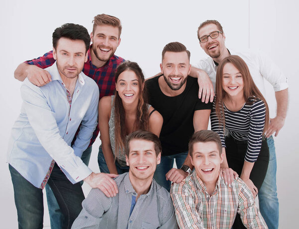 portrait of a successful creative business team.