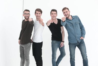tam büyüme. bir grup erkek arkadaşıyla sana işaret vardır