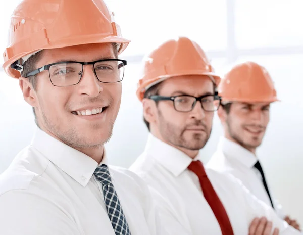 Close up.group of professional architects — Stock Photo, Image