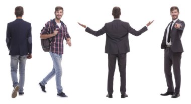 Başarılı bir gencin fotoğraf kolajı.