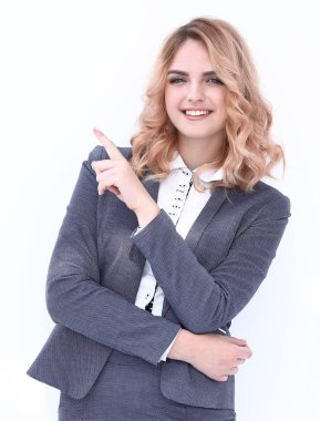 gülümseyen iş kopya alanı işaret.