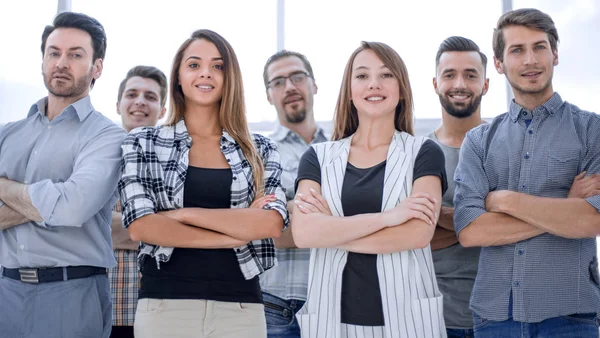 Porträt eines erfolgreichen Geschäftsteams — Stockfoto