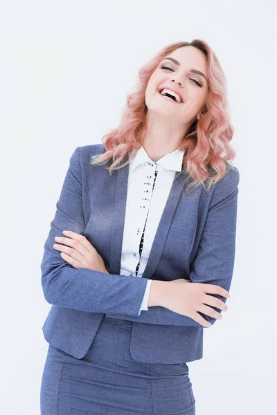 Retrato de uma mulher de negócios sorridente — Fotografia de Stock