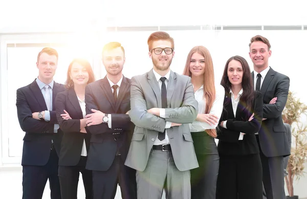 Group portrait.project managers and business team — Stock Photo, Image