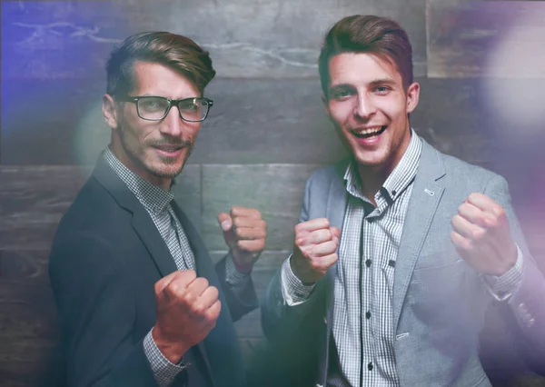 Dos empresarios felices — Foto de Stock