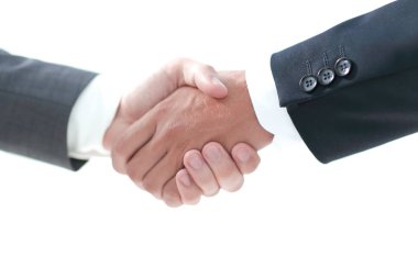 closeup.Handshake iş ortakları